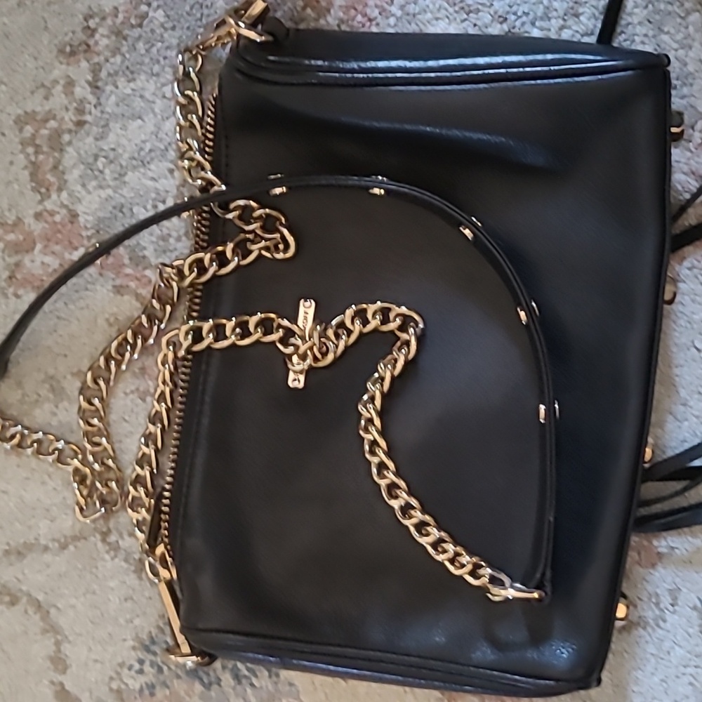 Rebecca Minkoff MAC Black Leather Crossbody Bag - Picture 4 of 13
